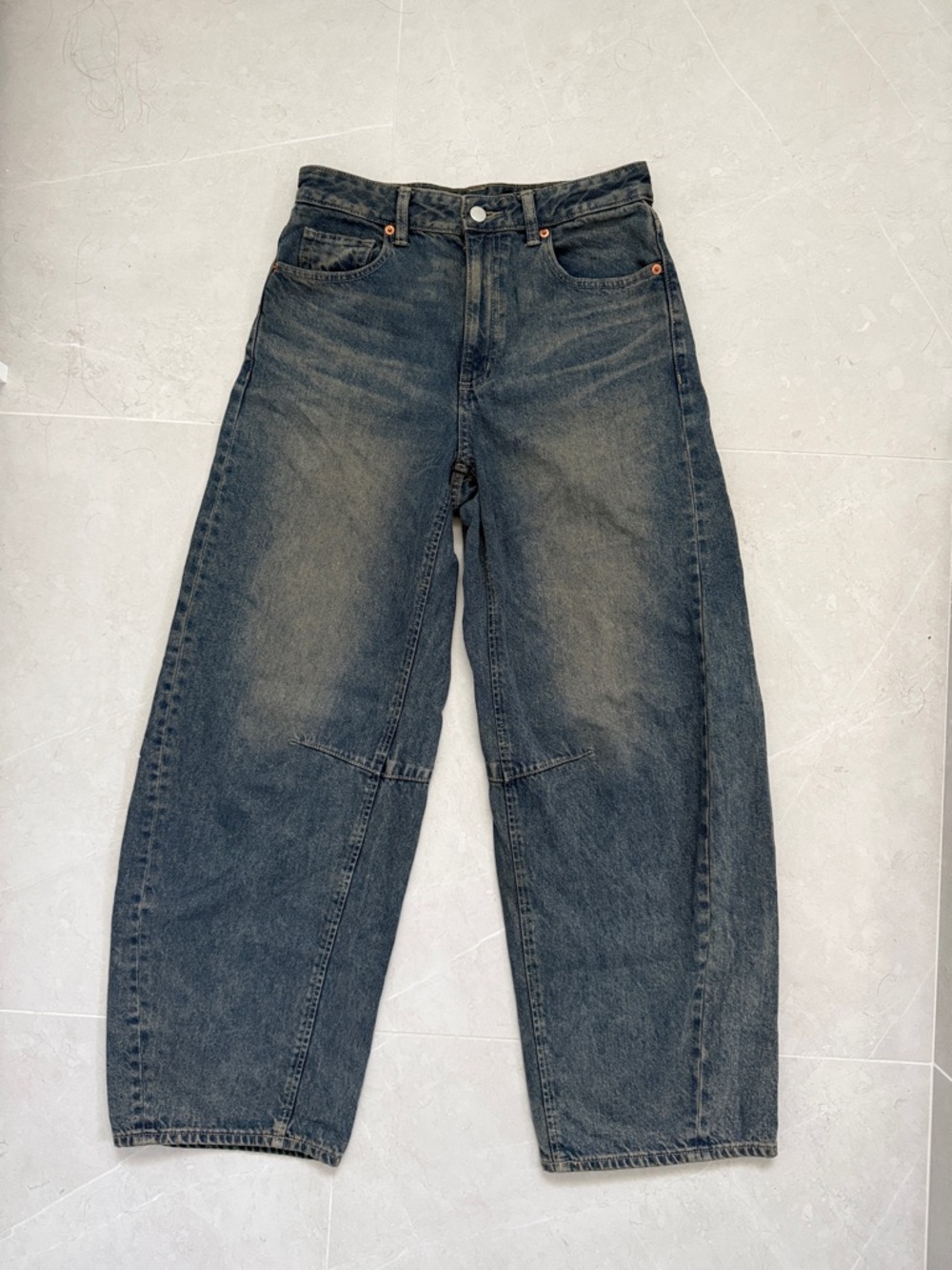 GU Japan Barrel Leg jeans